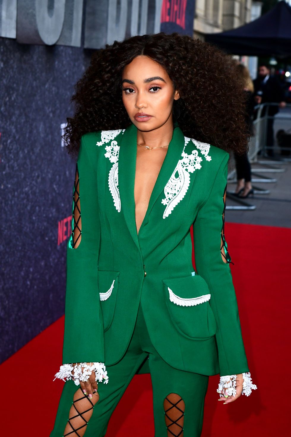 Leigh-Anne Pinnock who has said she used to feel "scared" to speak out about racism.