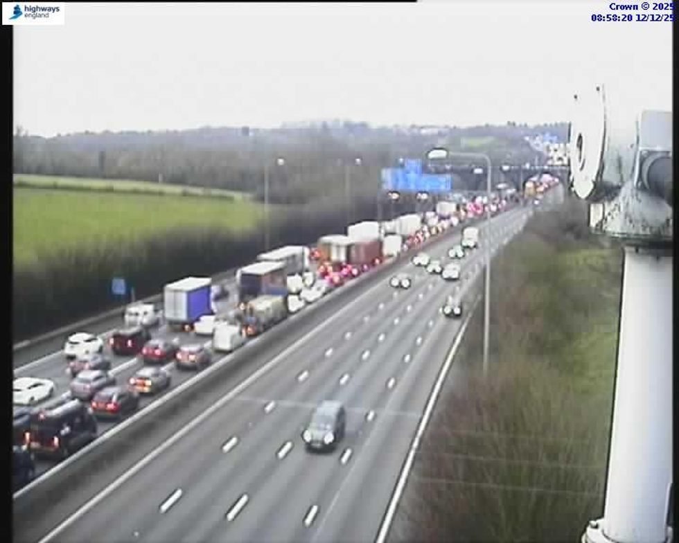 Lengthy delays on the M25