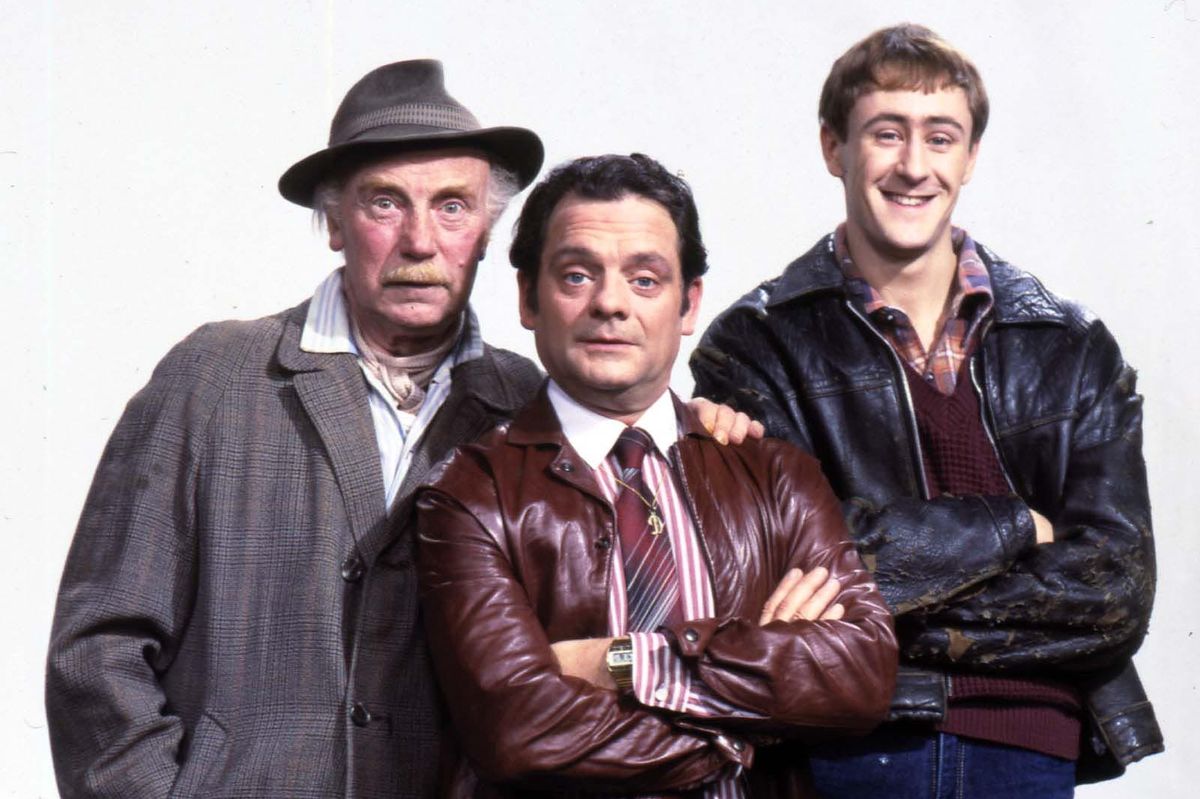 Lennard Pearce, David Jason and Nicholas Lyndhurst