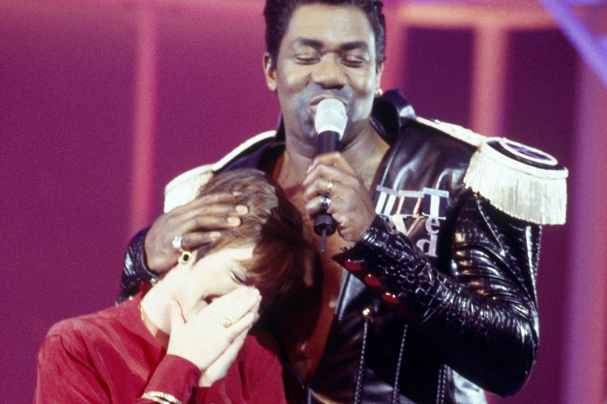 Lenny Henry and Delia Smtih