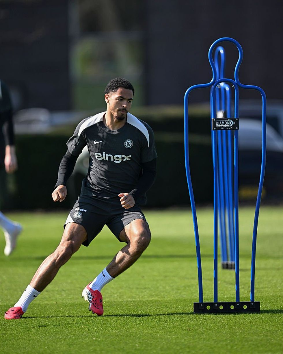 Levi Colwill is edging closer to a return to action for Chelsea