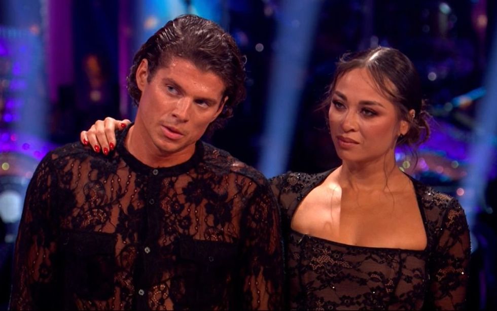 Lewis Cope and Katya Jones