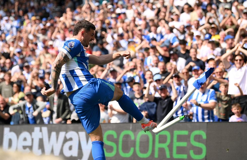 Lewis Dunk marked his return to the line-up with a goal for Brighton