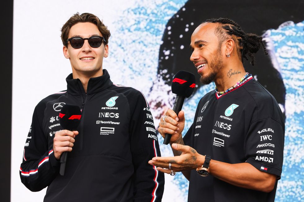 Lewis Hamilton and George Russell were off the pace in Imola