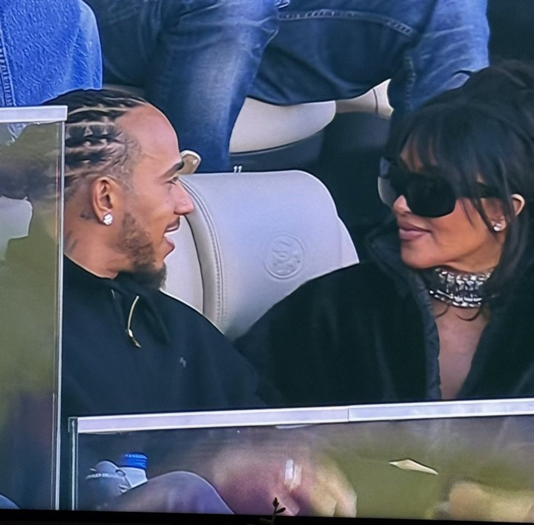Lewis Hamilton and Kim Kardashian