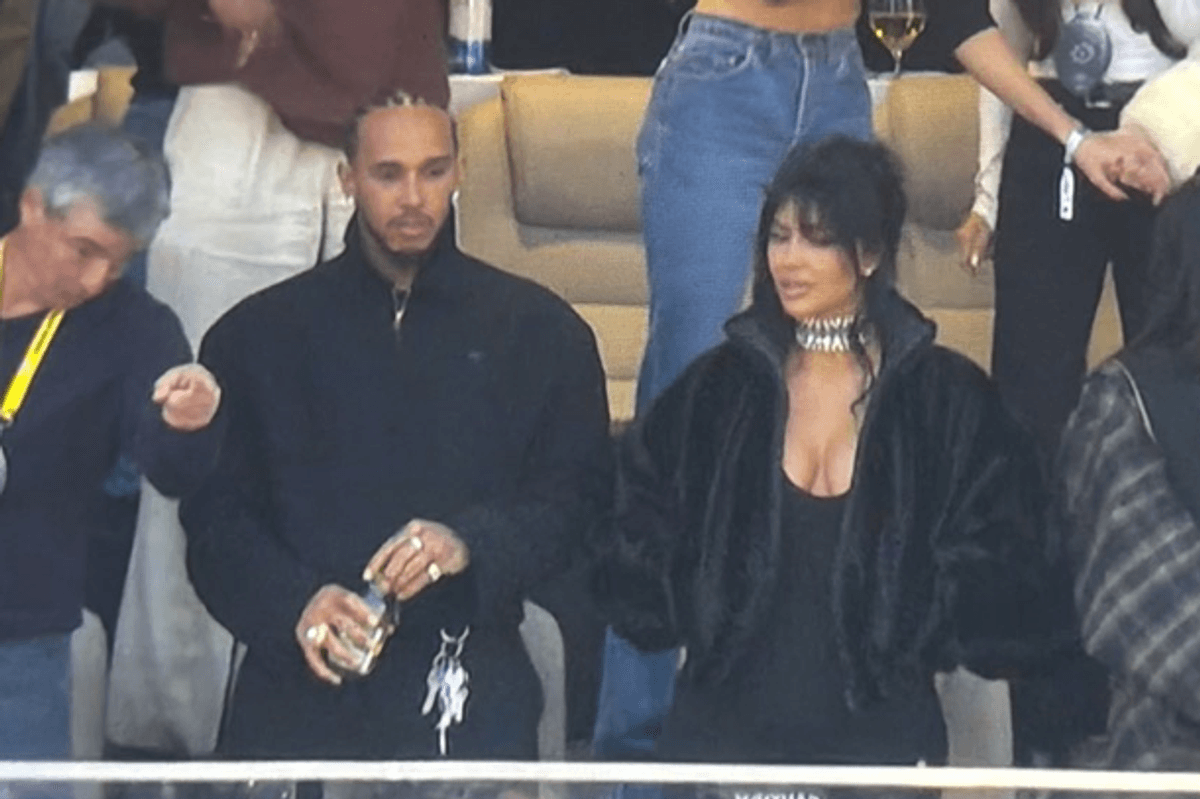 Lewis Hamilton and Kim Kardashian