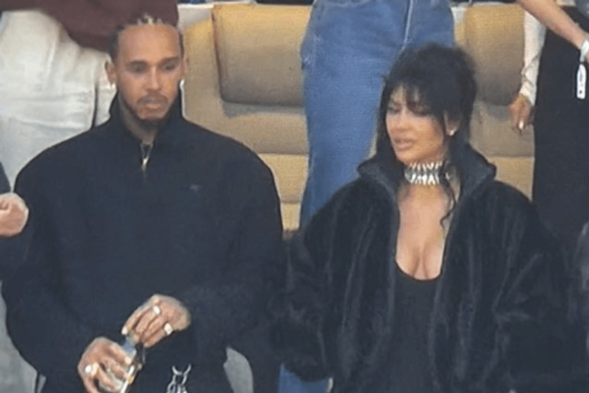 Lewis Hamilton and Kim Kardashian