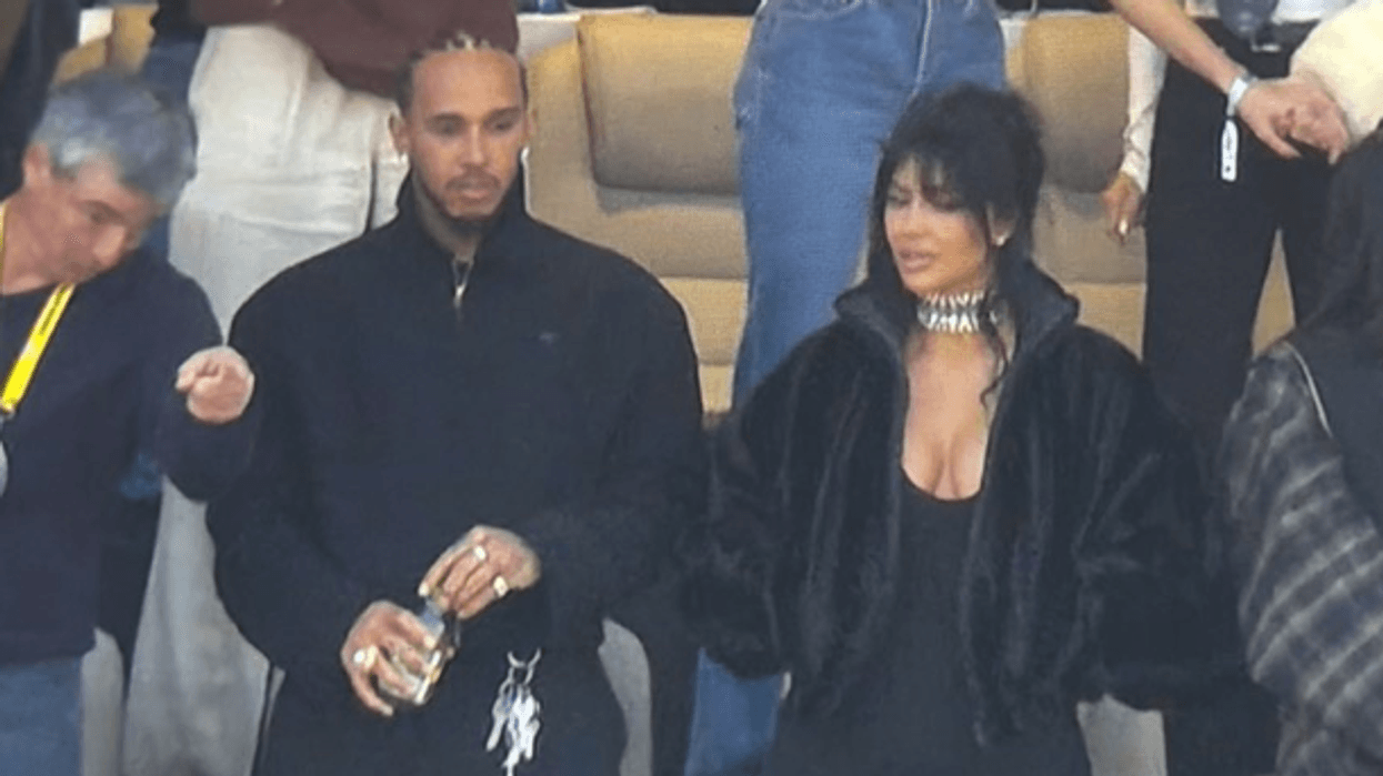 Lewis Hamilton and Kim Kardashian