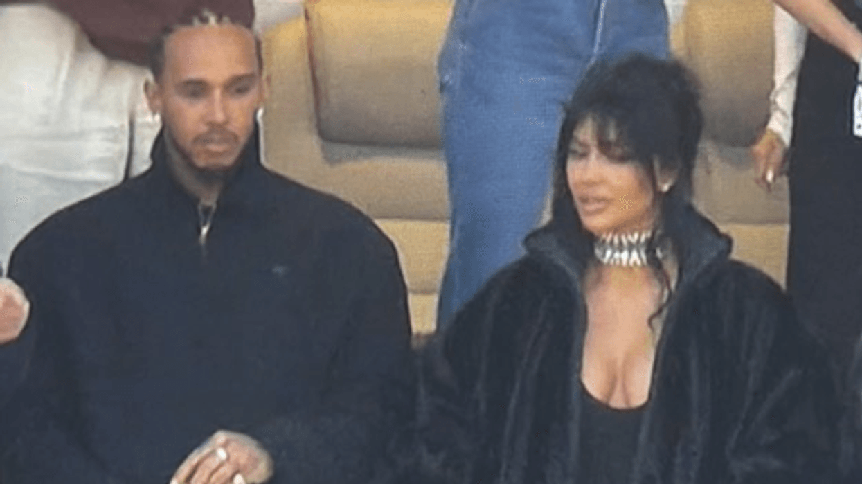 Lewis Hamilton and Kim Kardashian