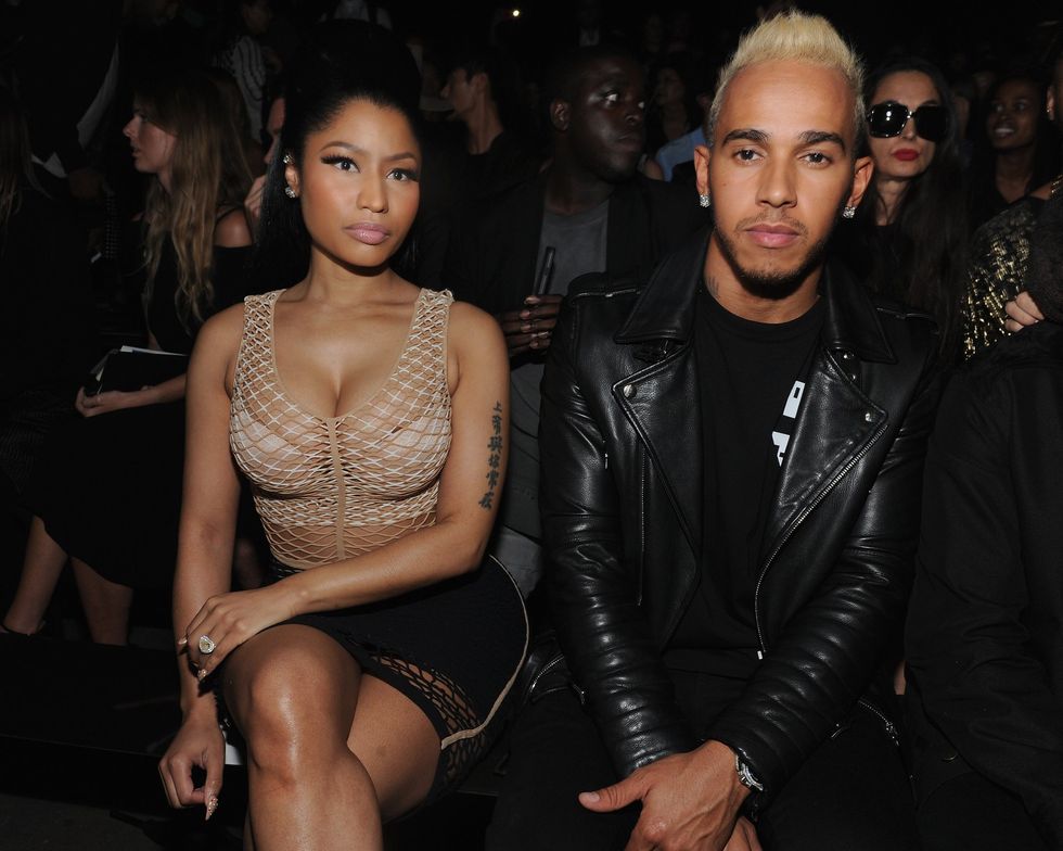 Lewis Hamilton and Nicki Minaj sparked dating rumours after being pictured together