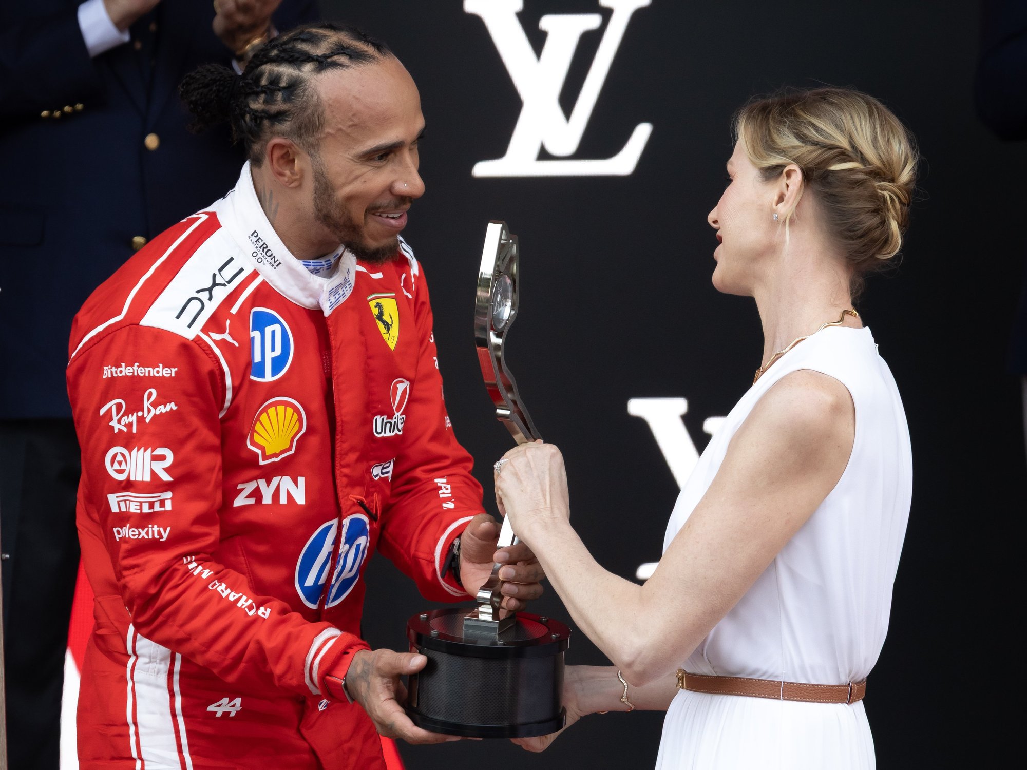 Lewis Hamilton and Princess Charlene