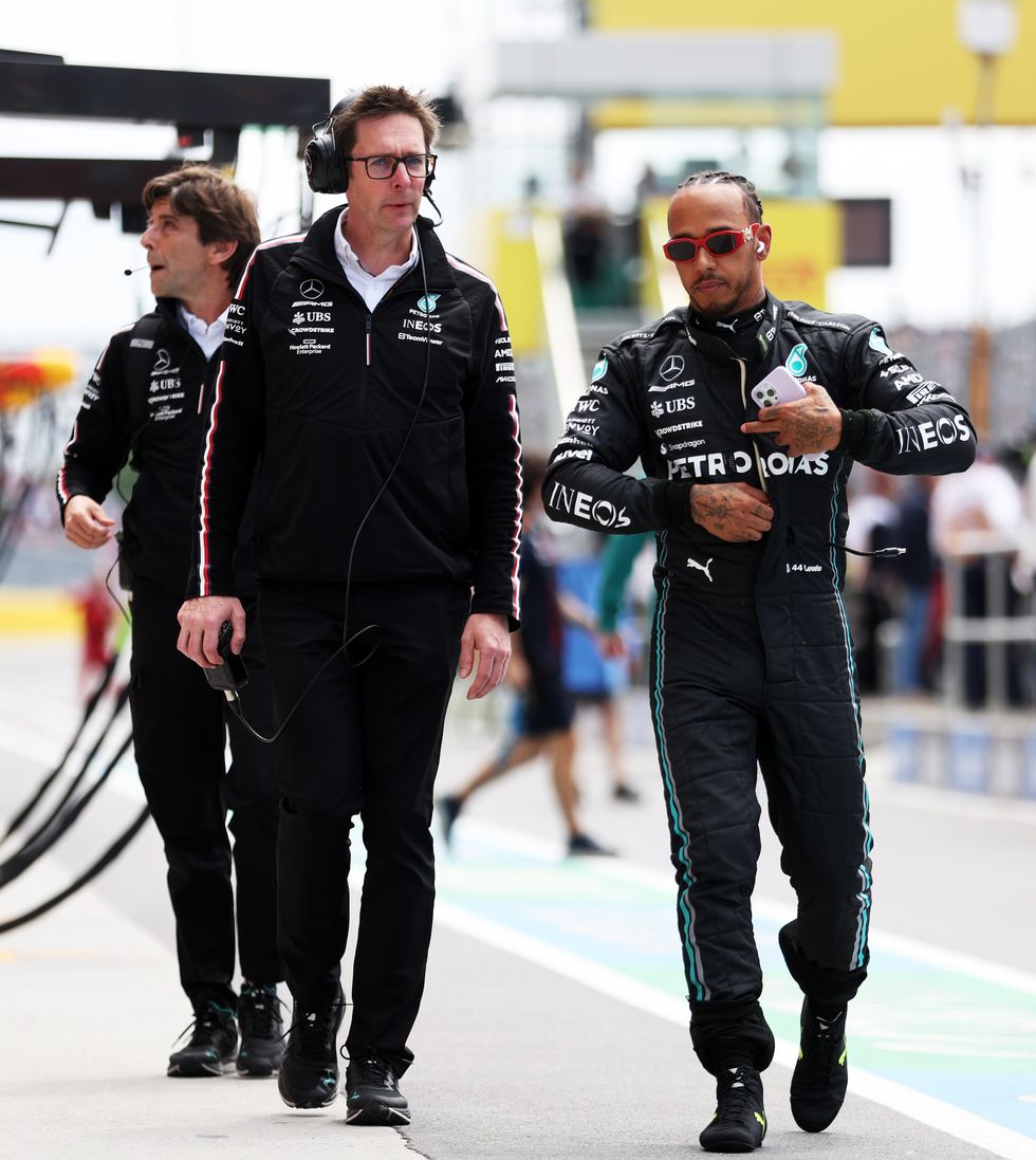 Lewis Hamilton Andrew Shovlin
