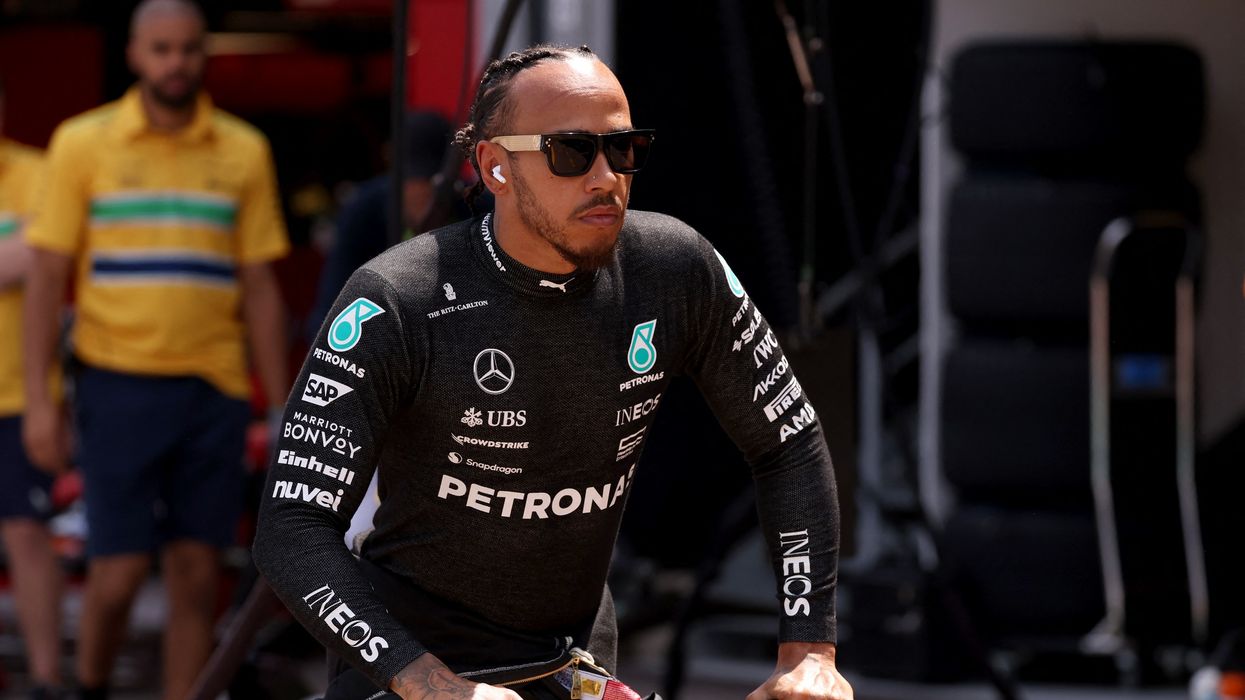 Lewis Hamilton appeared frustrated at being behind George Russell in qualifying again