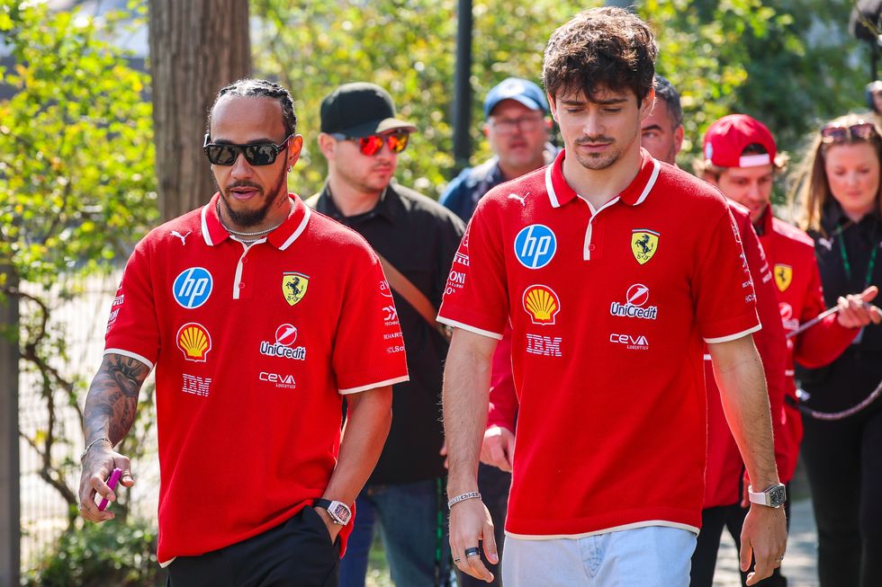 Lewis Hamilton Charles Leclerc Chinese Grand Prix
