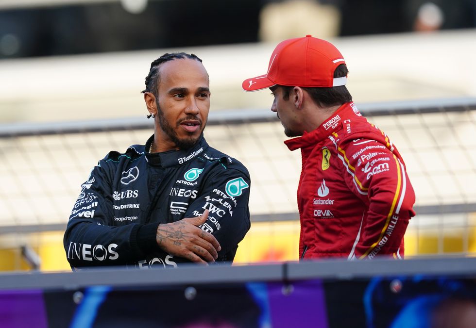 Lewis Hamilton Charles Leclerc