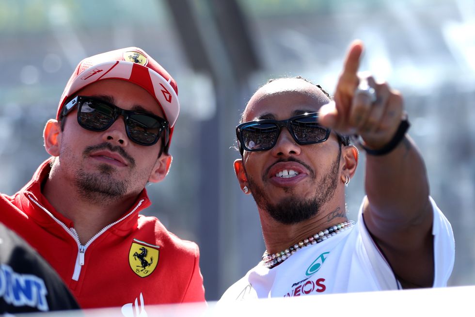 Lewis Hamilton Charles Leclerc