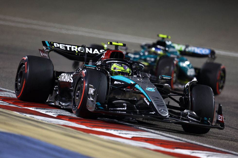 Lewis Hamilton complained of a broken seat