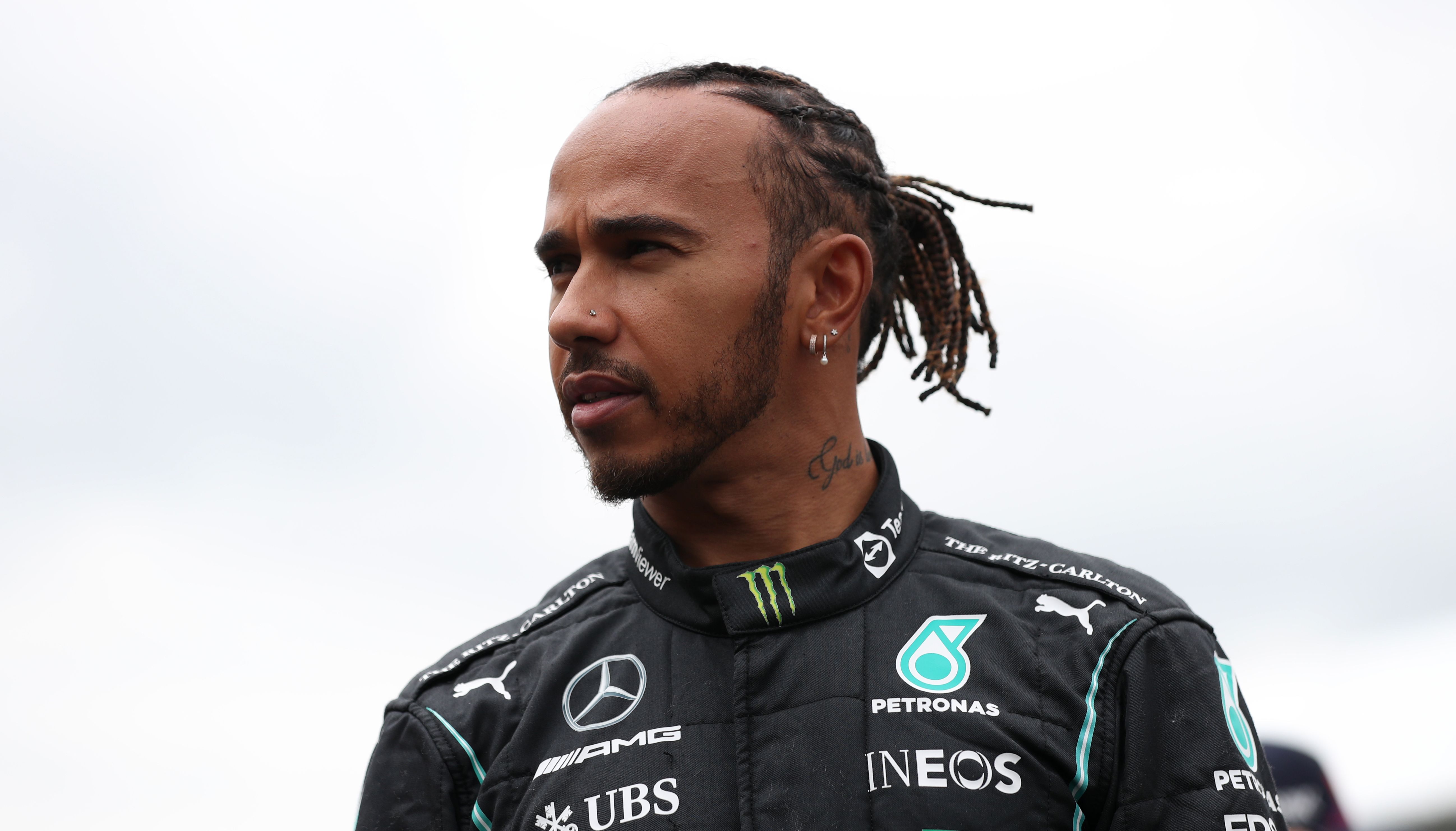 Lewis Hamilton condemned the racist slur in an interview ahead of the British Grand Prix this weekend