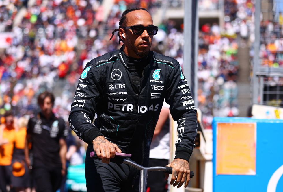 Lewis Hamilton currently sits ninth in the table