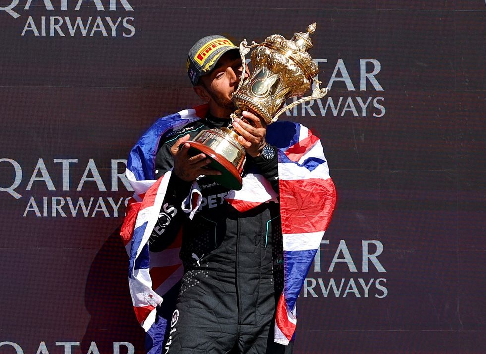 Lewis Hamilton ended up winning the British Grand Prix
