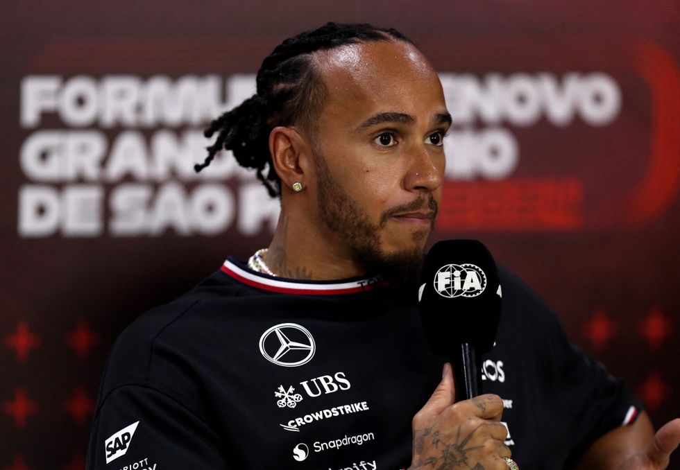 Lewis Hamilton finished 10th in the Sao Paulo Grand Prix