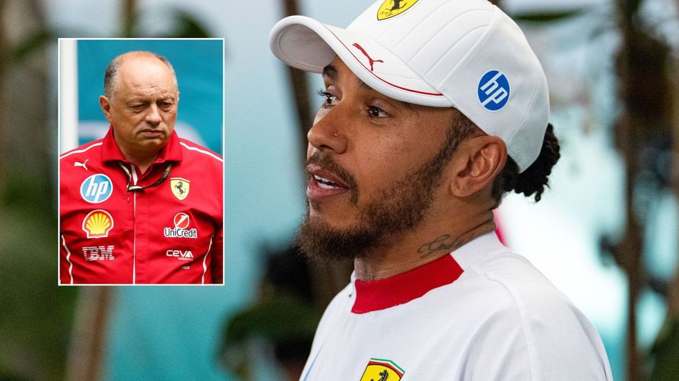 Lewis Hamilton Fred Vasseur