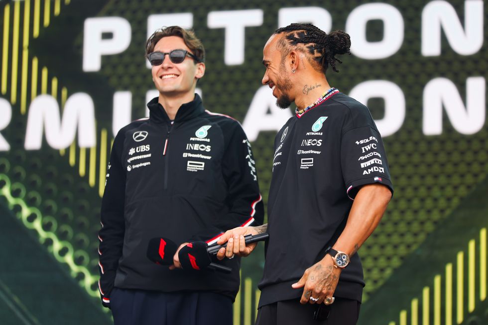 Lewis Hamilton George Russell