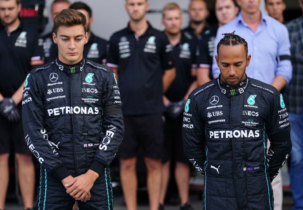 Lewis Hamilton George Russell