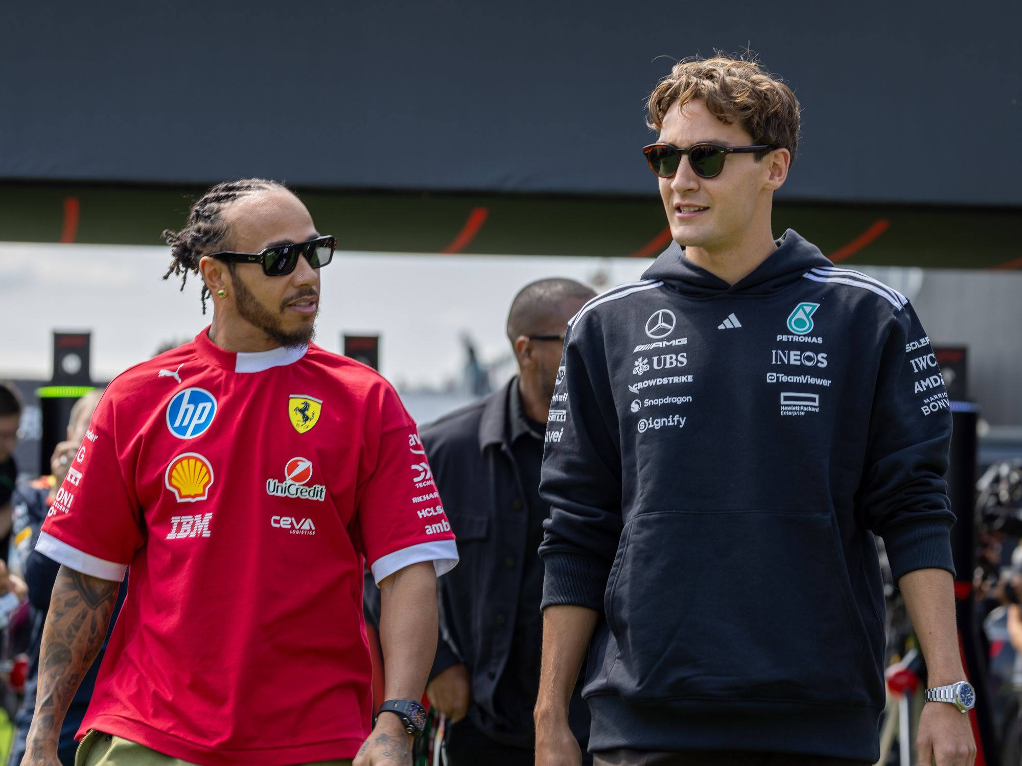 Lewis Hamilton, George Russell