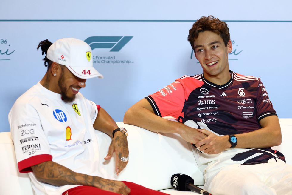 Lewis Hamilton, George Russell