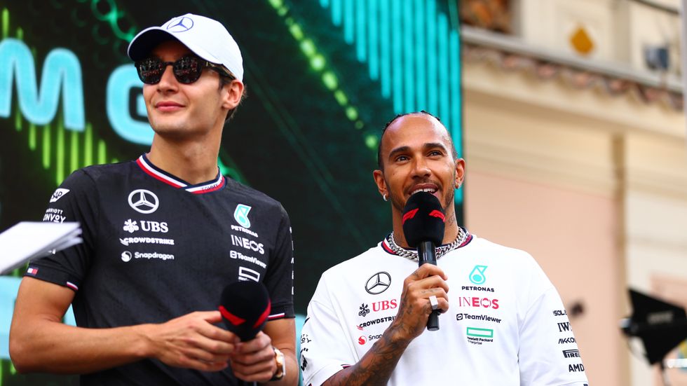 Lewis Hamilton has enjoyed an amicable working relationship with George Russell