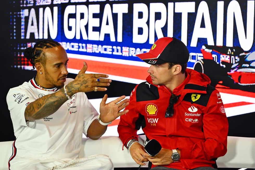 Lewis Hamilton has spoken with Charles Leclerc already