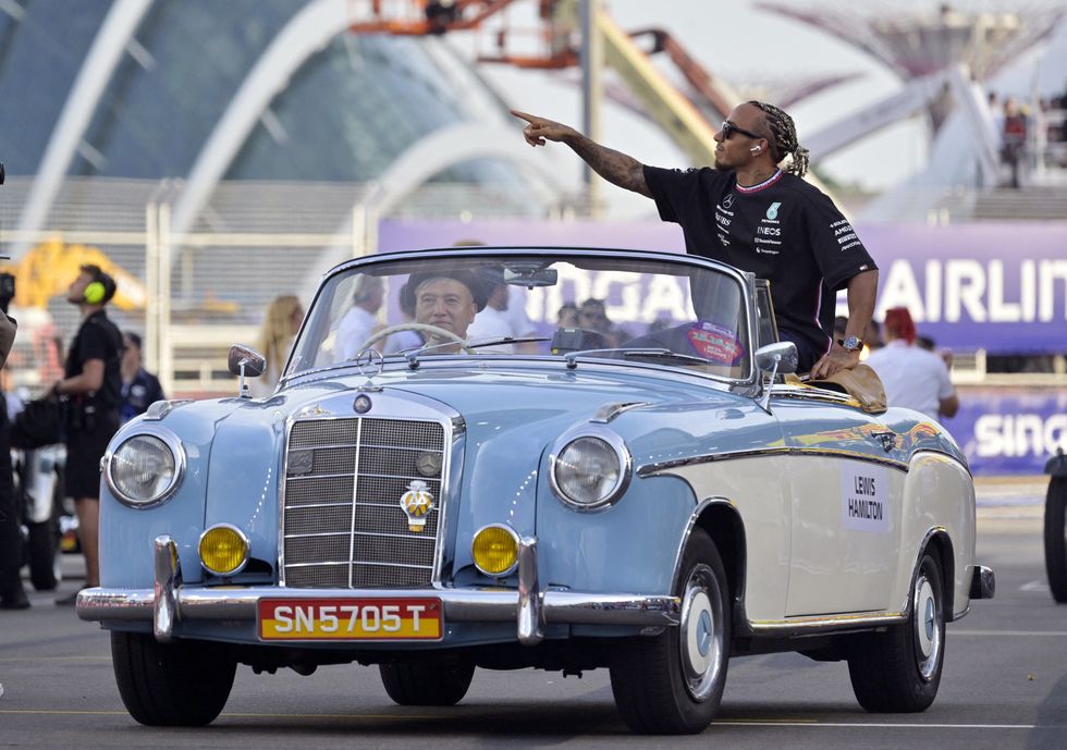 Lewis Hamilton in Singapore