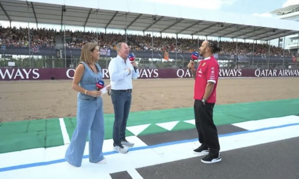 Lewis Hamilton Martin Brundle