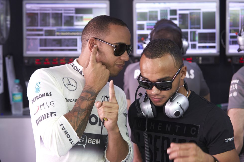 Lewis Hamilton, Nicolas Hamilton