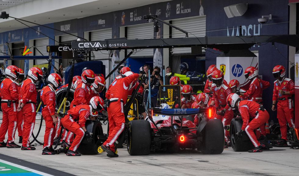 Lewis Hamilton's car sustained damage after hitting Franco Colapinto