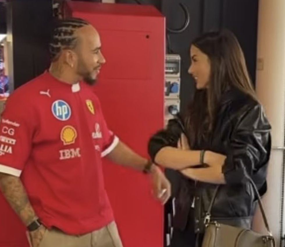 Lewis Hamilton's exchange with Ana de Armas sent the internet into a frenzy