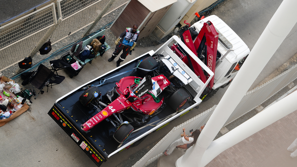 Lewis Hamilton's Ferrari