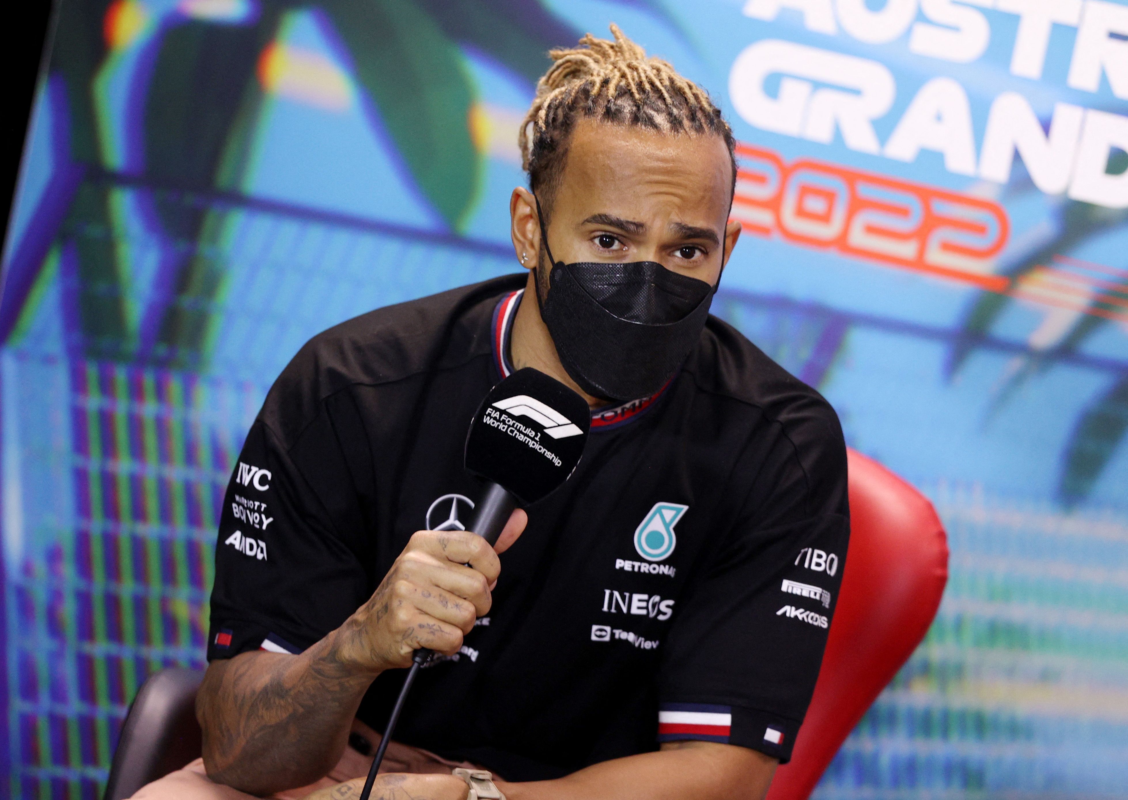 Lewis Hamilton speaking ahead of the Australian Grand Prix