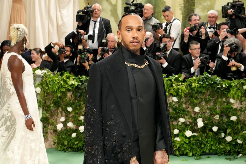 Lewis Hamilton was also at the Met Gala