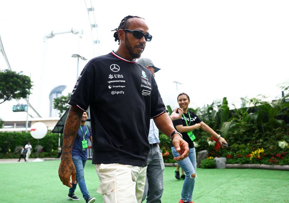 Lewis Hamilton was among those to send touching messages to Daniel Ricciardo