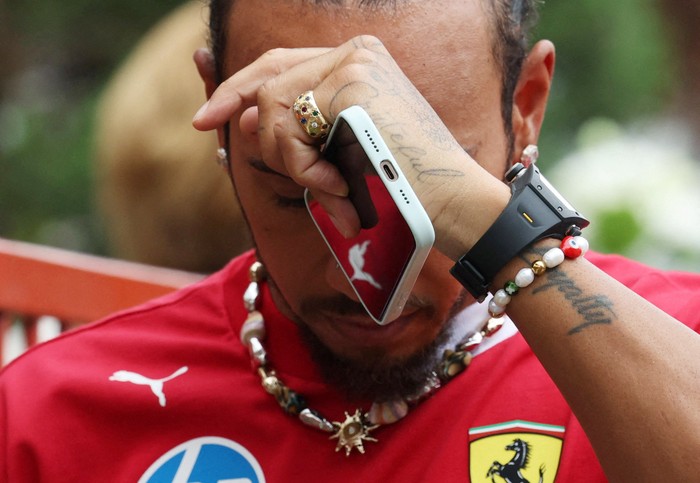 Lewis Hamilton was furious with his Ferrari team