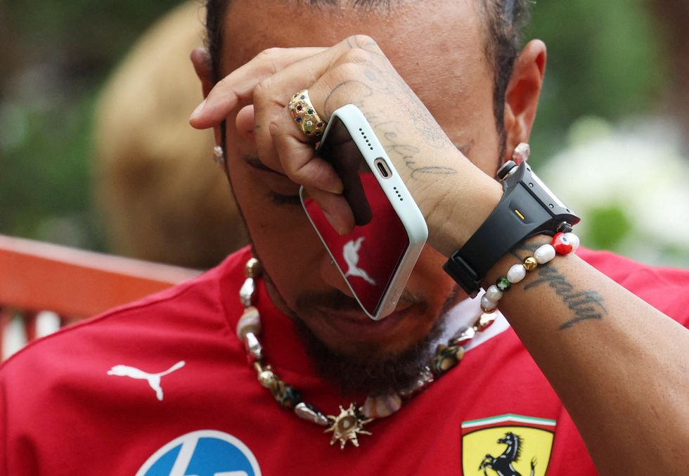 Lewis Hamilton was furious with his Ferrari team
