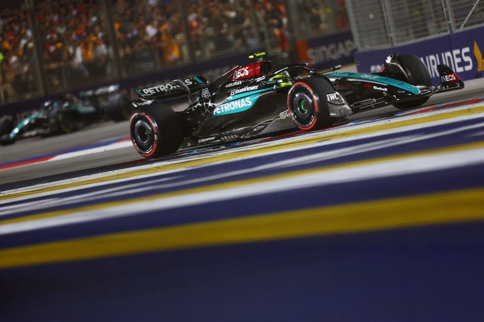 Lewis Hamilton was not happy about starting on the soft tyres