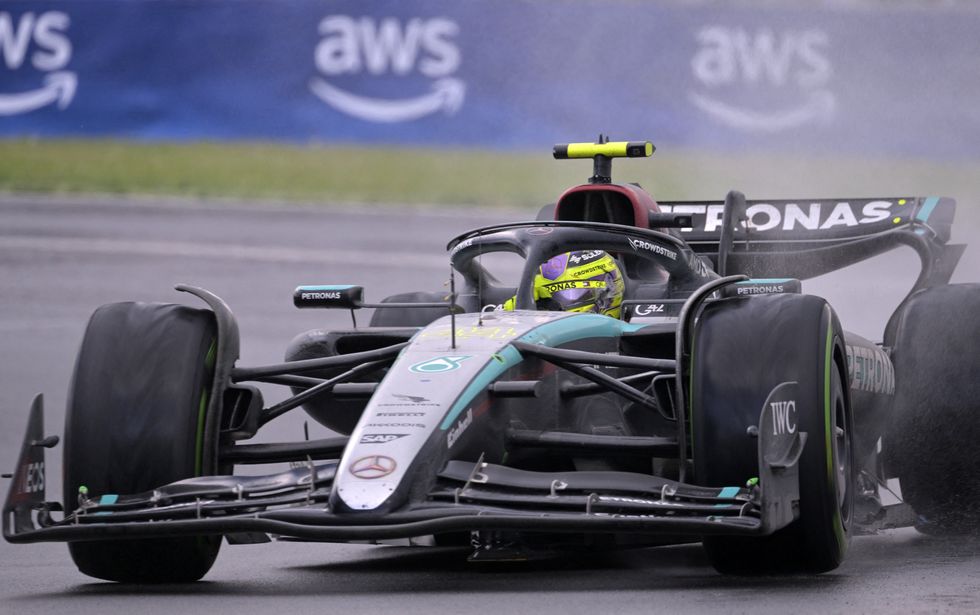 Lewis Hamilton was unable to get the most out of his Mercedes