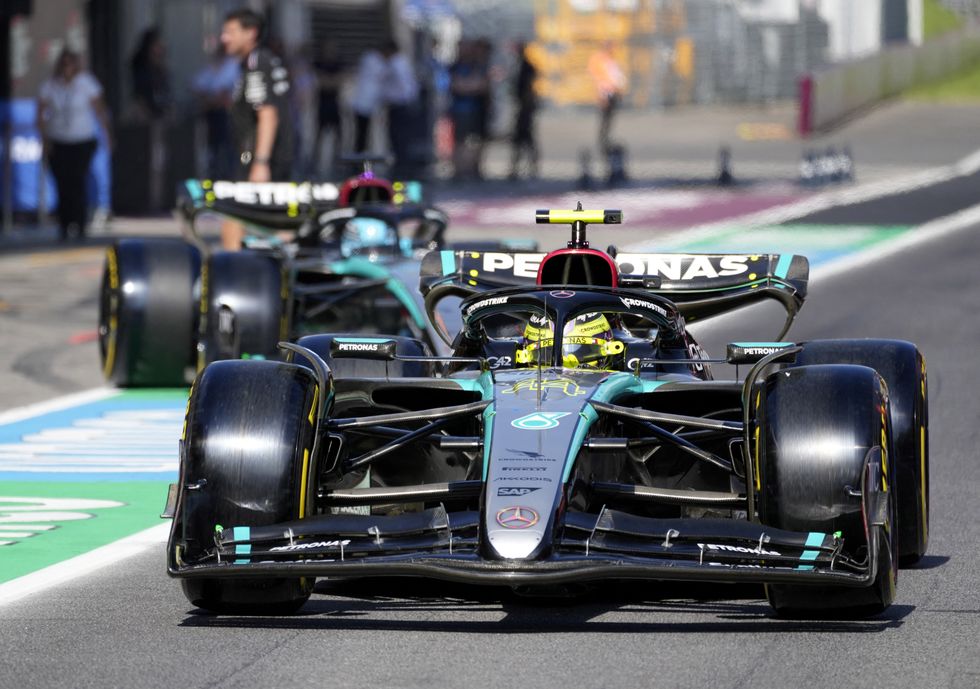 Lewis Hamilton will start the sprint race in sixth