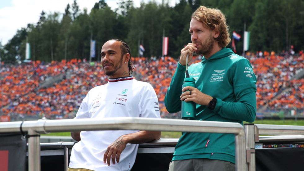 Lewis Hamilton would be a fan of Sebastian Vettel taking his seat at Mercedes