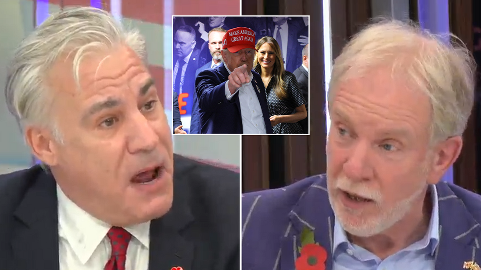 Lewis Schaffer, Donald Trump and Martyn Whittock