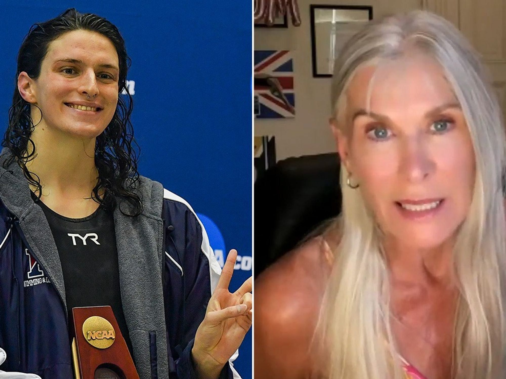 Lia Thomas, Sharron Davies