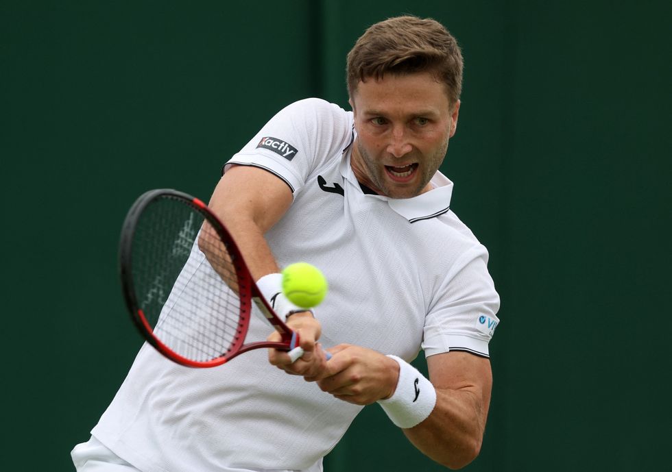 Liam Broady was unable to repeat his heroics from last year